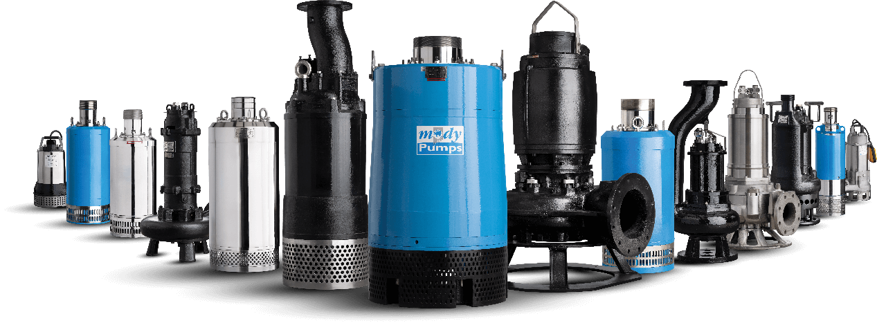 Picture of various Mody Pumps