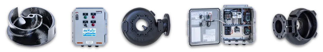 Different parts of Mody Pumps