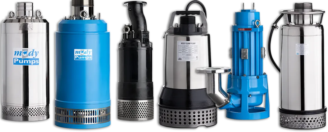 Various Dewatering Pumps